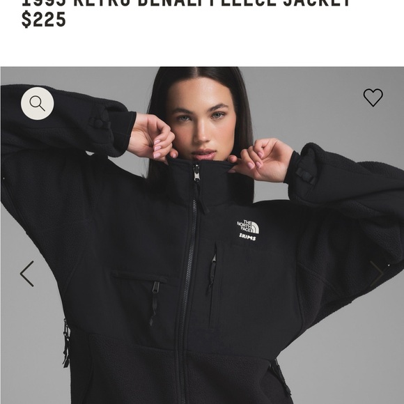 SKIMS x Northface retro DENALI fleece jacket - Picture 3 of 9